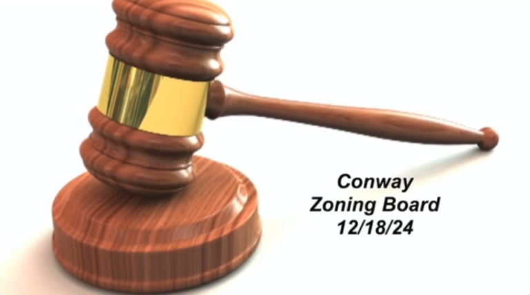 Conway Zoning Board (12/20/24)